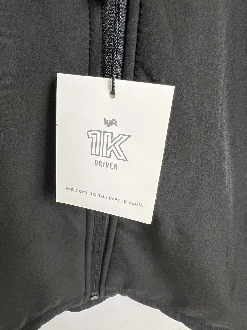 Lyft 1K Rides Men 2XL Softshell DriverJacket Fleece Lined Black Limited Edition